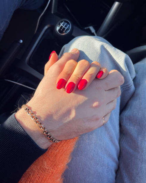 Concept shot of friendship and love. Holding hands