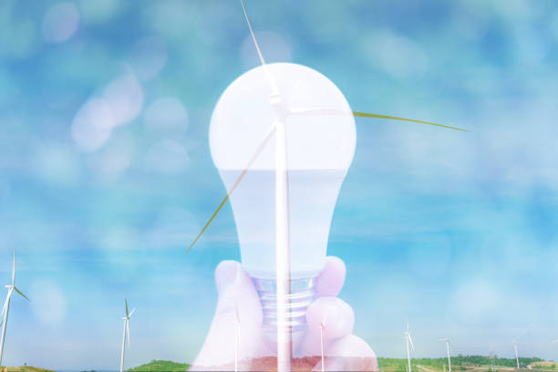 istock Energy saving LED BULB ECO With the environment 1464695584