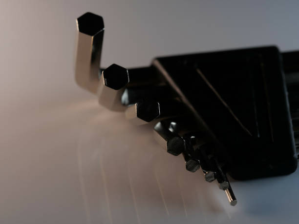 istock Top view of hex keys set 1464700578