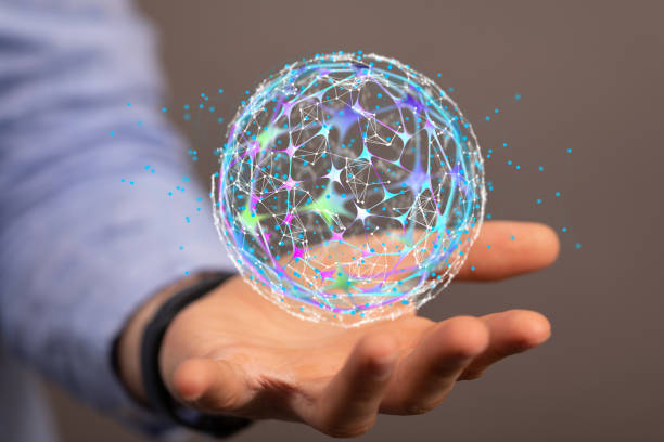 istock Digital concept of telecommunication network and wireless mobile internet 1464702379