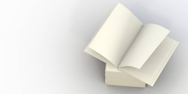 istock 3D render of books on a white background 1464702581