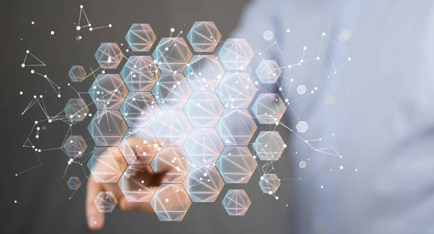 istock Digital concept of telecommunication network and wireless mobile internet 1464705531
