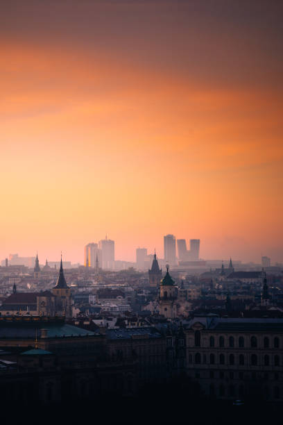 istock Autumn morning in Prague 1464708927