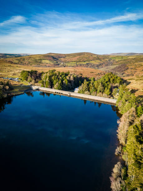Venford Reservoir Dam Wall in Dartmoor, Devon