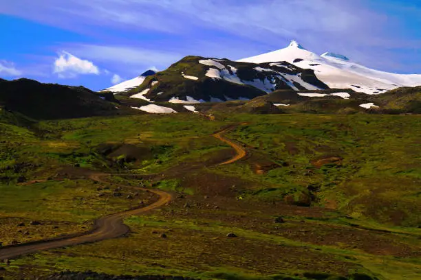 Photo of Snaefellsjokull mountain, Iceland