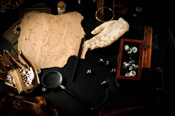 istock Astrological forecast astrology charts 1464719597