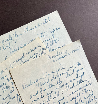Old fashioned love letter