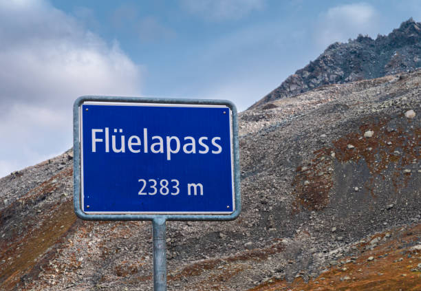 The Fluelapass - swiss alpine mountain pass