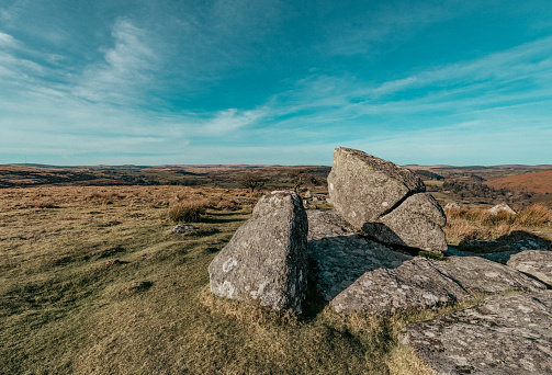 Combestone Tor and wider Dartmoor