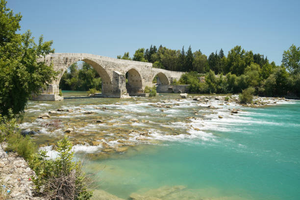 istock Eurymedon Aspendos Bridge in Antalya, Turkiye 1464734432