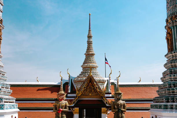 Wat Phra Kaew Ancient temple in bangkok Thailand