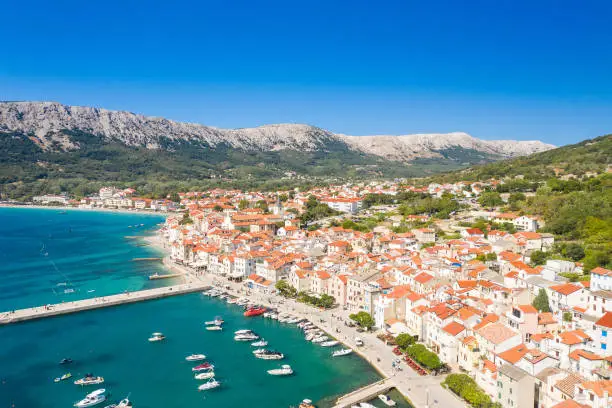 Photo of Town of Baska on Krk island, Adriatic sea, Croatia