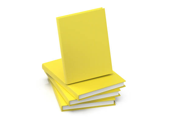 istock Book made in 3D used for mockup with shadow and reflection on white background 1464740794