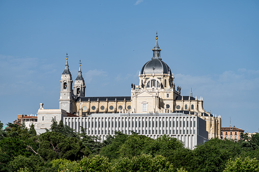 View of the facade of the Valencia City Hall.