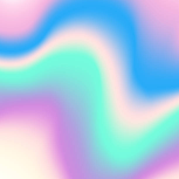 istock Abstract background of holographic foil. Wallpaper by holographic pastel and Iridescent spectrum. 1464743473