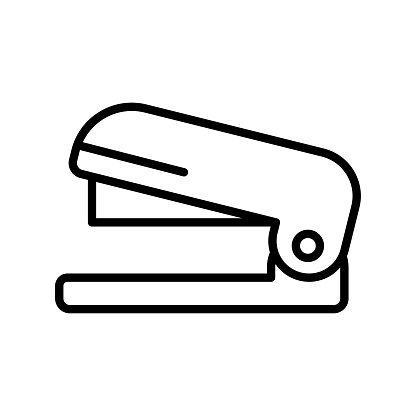 stapler icon vector design template in white background