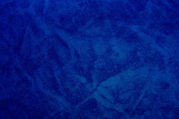 istock Texture of blue grained leather as a background. Natural material, top view. 1464759102