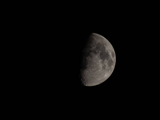 istock Closeup shot of a half moon 1464762377