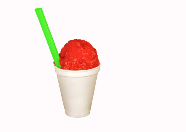 istock Red Hawaiian style Shave Ice dessert. 1464769996