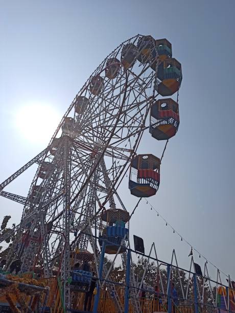 istock Close up image of Ferris wheel 1464770338