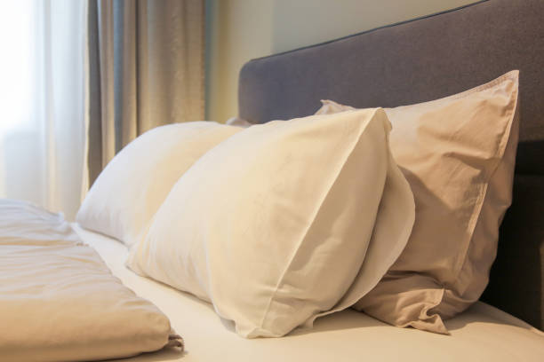 istock King size bed in simple and cozy bedroom. 1464779930
