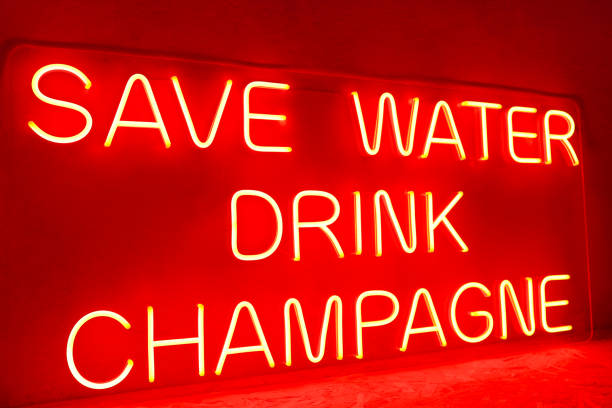 istock Red neon sign text. Trendy style. Bar 1464789140
