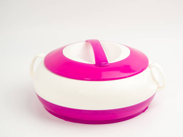 istock Thermos for food on a light background. 1464790597