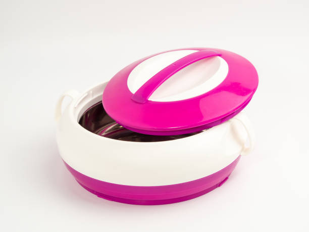 istock Thermos for food on a light background. 1464790942