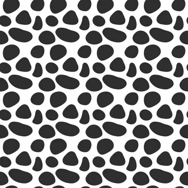 Vector illustration of Abstract Black and White Pattern