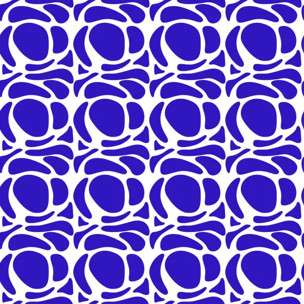 Vector illustration of Abstract Blue Pattern