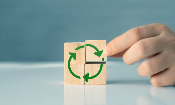 istock Circular economy concept. Energy consumption and CO2 emissions are increasing. Sharing,reusing,repairing,renovating and recycling existing materials and products as much possible 1464796259