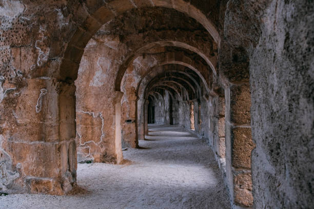 istock Ruins in the Ancient City of Aspendos 1464803509