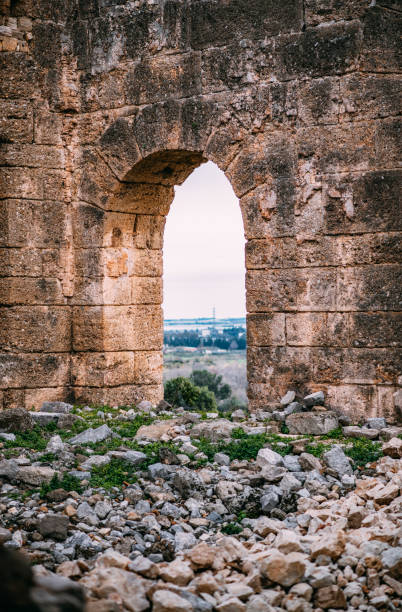 istock Ruins in the Ancient City of Aspendos 1464803973