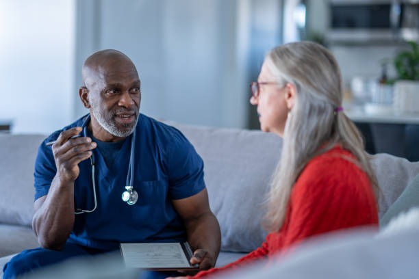 istock Homecare Nurse with a Patient 1464805190
