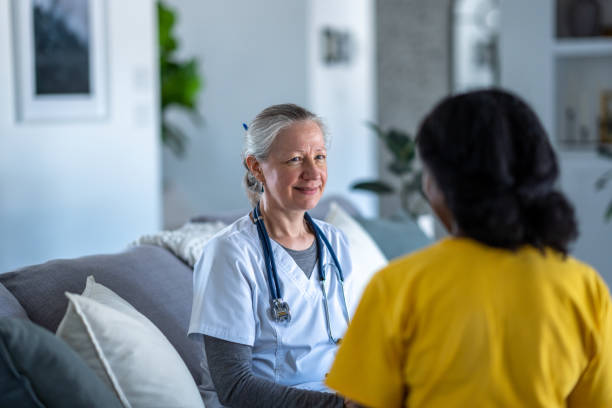 istock Female Homecare Nurse 1464805215
