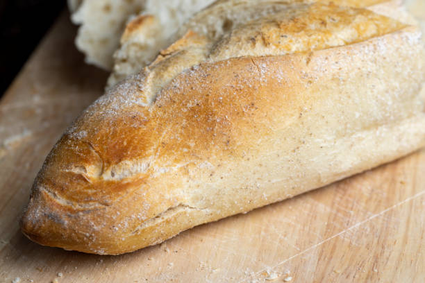 istock Sliced at home soft and fresh loaf of bread 1464805997