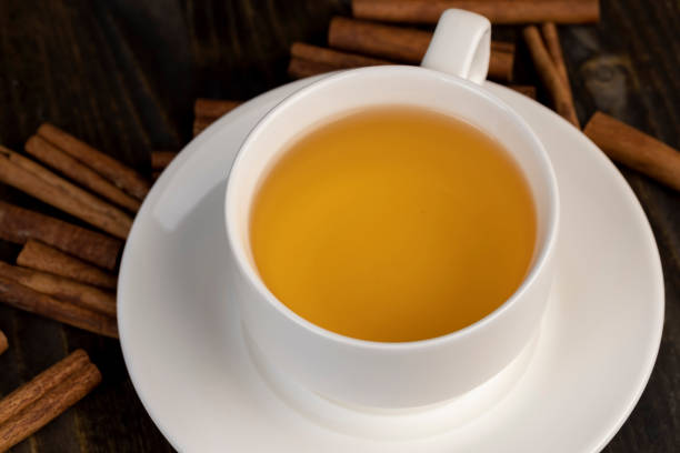 cinnamon sticks inside white bowl