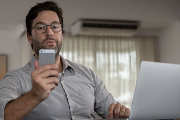 istock Brazilian man working at home 1464806827
