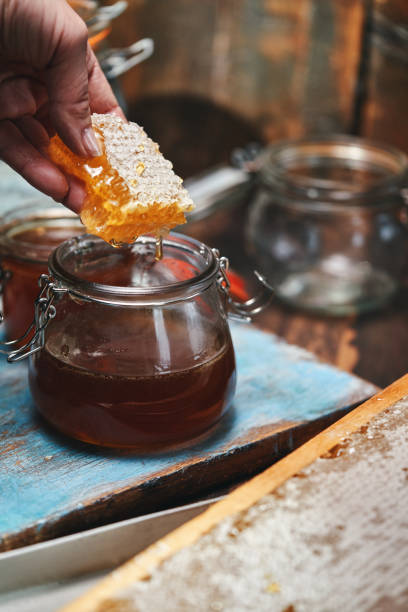 istock Healthy Honey with Honeycombs 1464814701