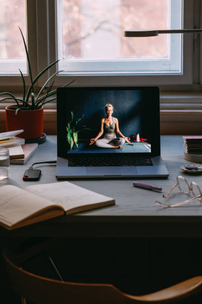 istock A View Of A Home Office Desk With A Computer On It 1464836235