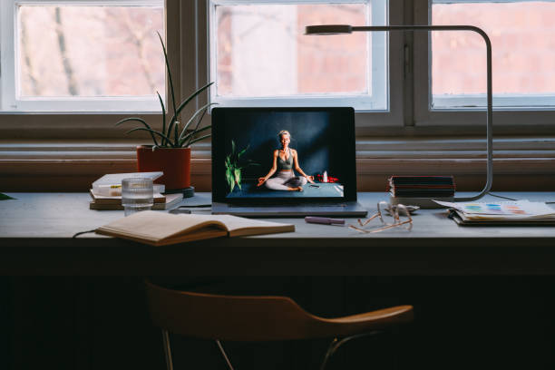 istock A View Of A Home Office Desk With A Computer On It 1464836253