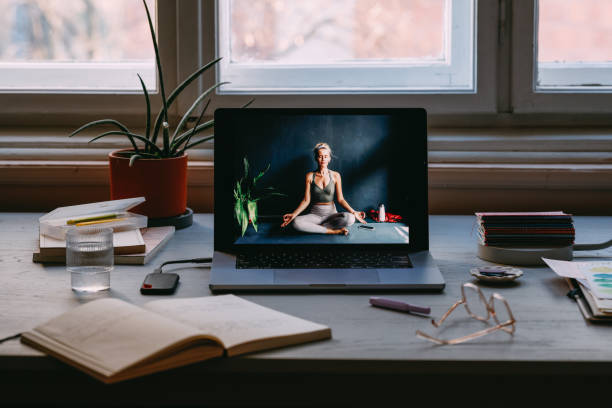 istock A View Of A Home Office Desk With A Computer On It 1464836262