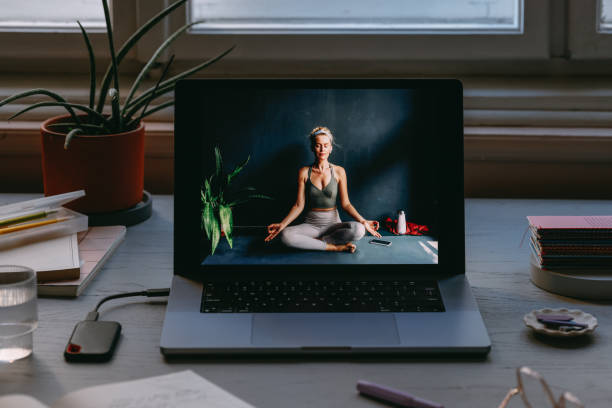 istock A View Of A Home Office Desk With A Computer On It 1464836296