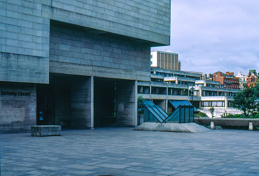 1980s old Positive Film scanned, Berkeley Library and Social Science Building in TRINITY College, Dublin, Ireland.