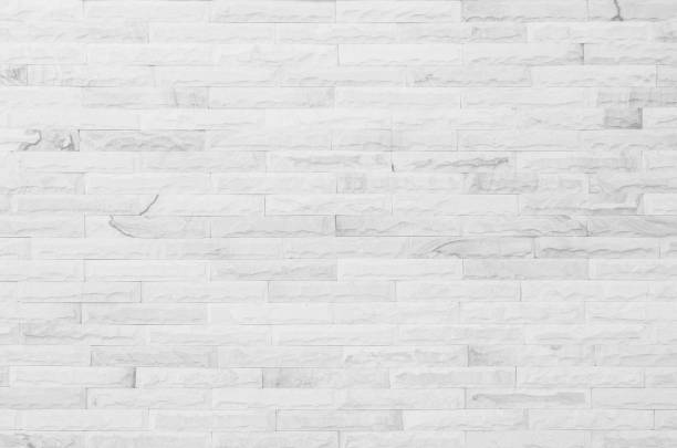istock White grunge brick wall texture background for stone tile block painted in grey light color wallpaper modern interior and exterior and room backdrop design 1464862762