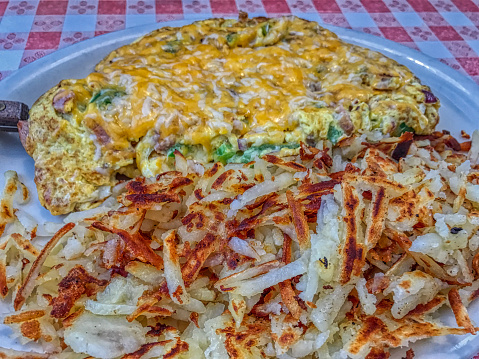Denver omelette in ra estaurant - image