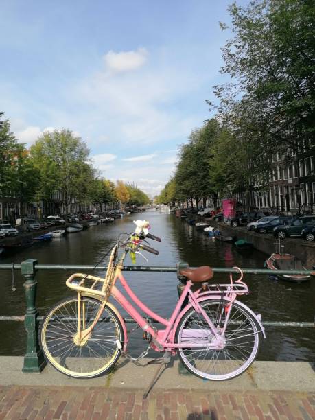 istock Bike on a canal in Amsterdam 1464868542