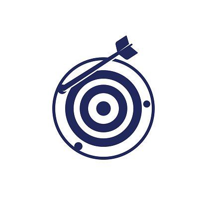 missed target icon on white
