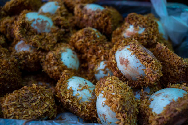 Close up of Chinese Century Eggs