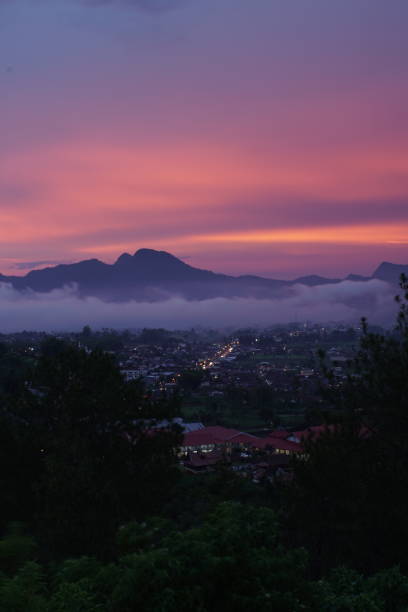 Malang Sky View And City View stock photo